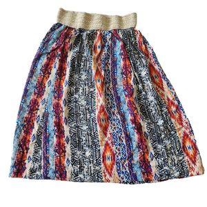 APII Skirt 1X Multicolored Stripe